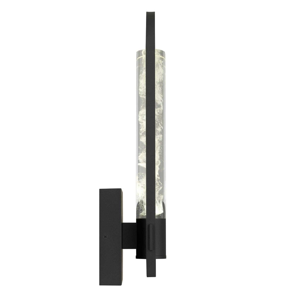 Black Transparent LED Dimmable Outdoor Hanging Light