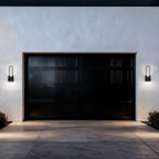 Black Transparent LED Dimmable Outdoor Hanging Light
