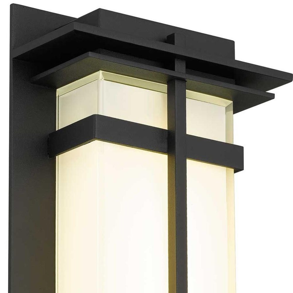 Black Colorful LED Dimmable Outdoor Hanging Light