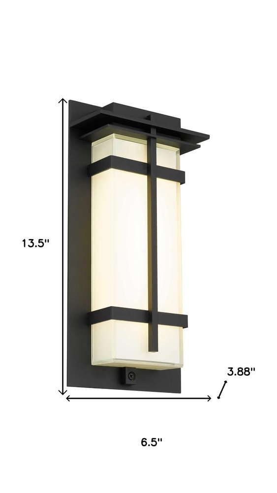 Black Colorful LED Dimmable Outdoor Hanging Light