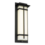 Black Colorful LED Dimmable Outdoor Hanging Light