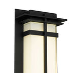 Black Colorful LED Dimmable Outdoor Hanging Light