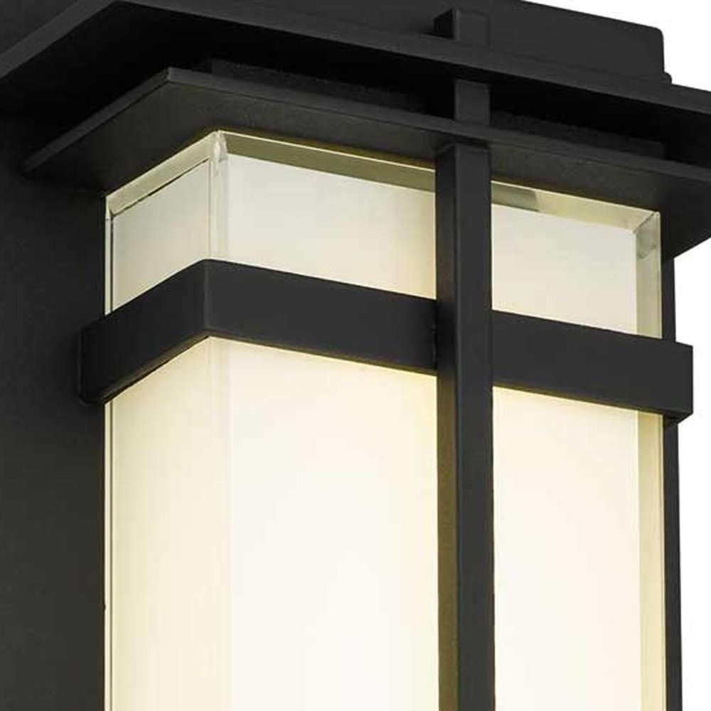 Black Colorful LED Dimmable Outdoor Hanging Light