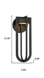Bronze LED Dimmable Outdoor Hanging Light