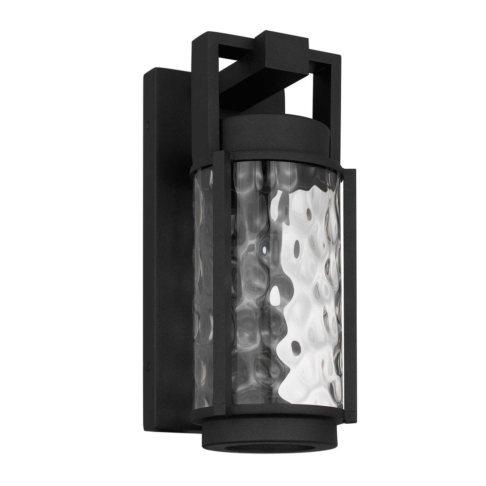 Black Hammered LED Dimmable Outdoor Hanging Light