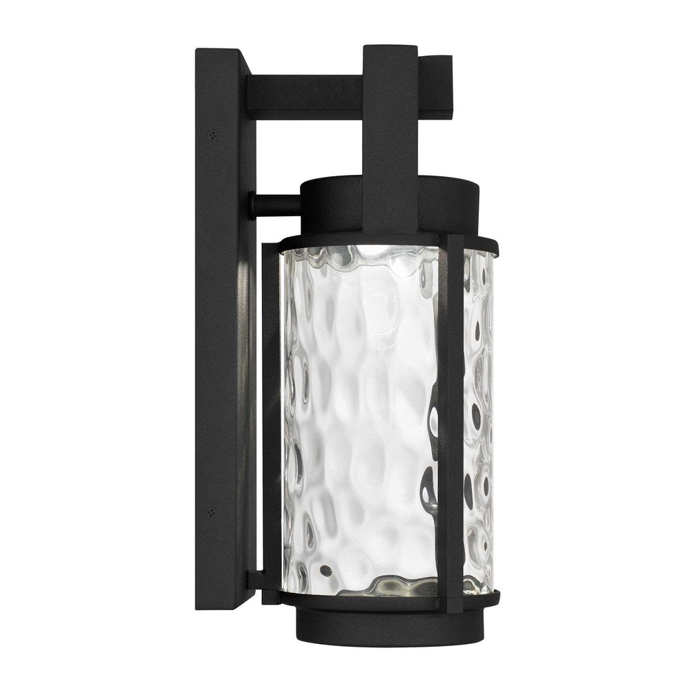 Black Hammered LED Dimmable Outdoor Hanging Light