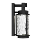Black Hammered LED Dimmable Outdoor Hanging Light