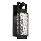 Black Hammered LED Dimmable Outdoor Hanging Light