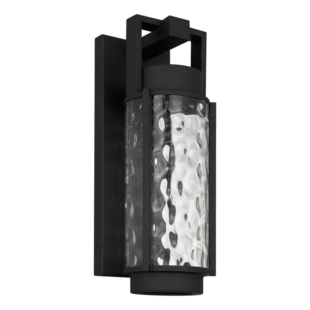 Black Hammered LED Dimmable Outdoor Hanging Light