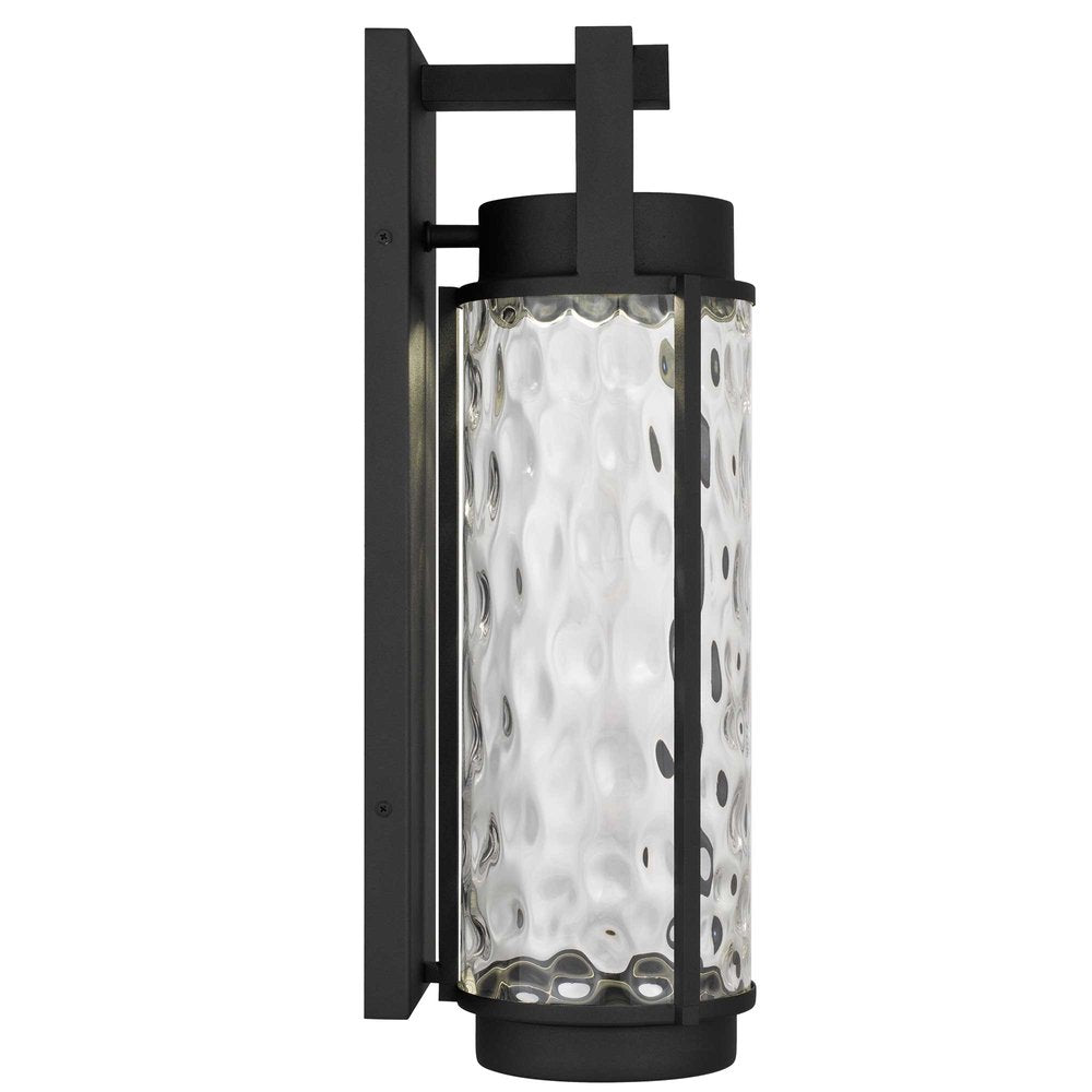 Black Hammered LED Dimmable Outdoor Hanging Light