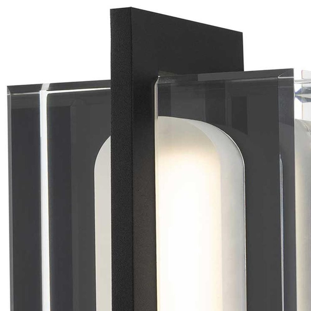 Black LED Dimmable Outdoor Hanging Light