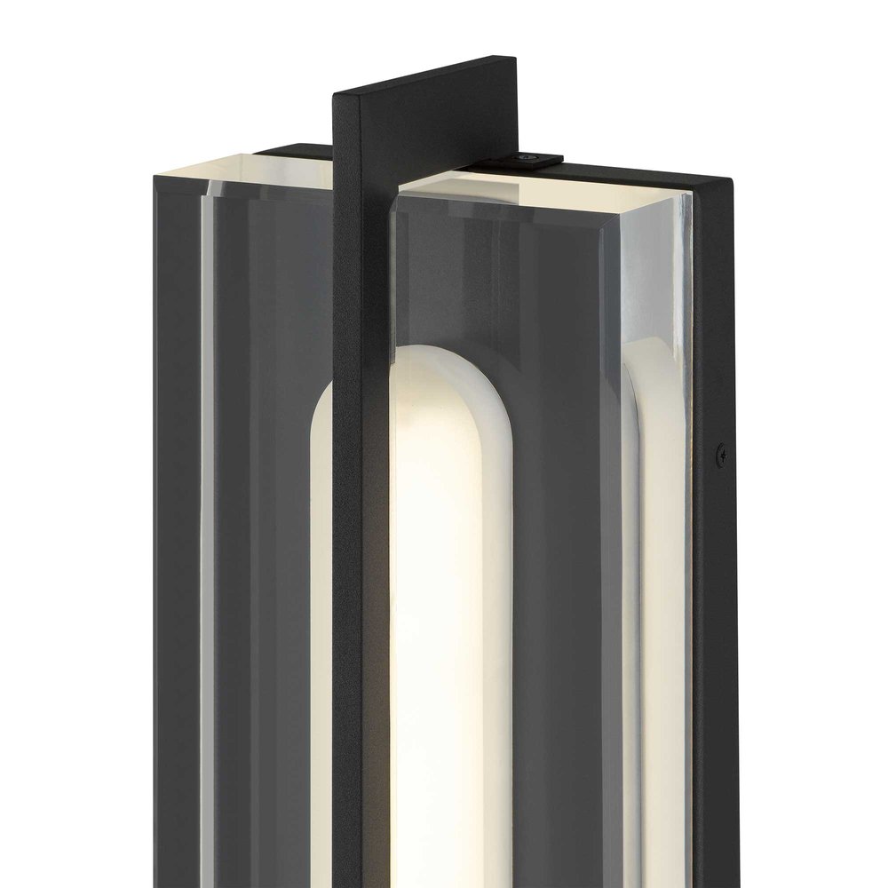 Black LED Dimmable Outdoor Hanging Light