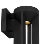Black LED Dimmable Outdoor Hanging Light
