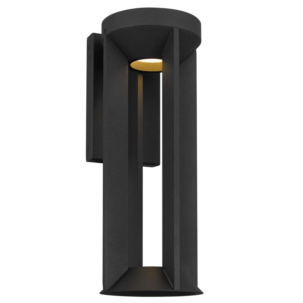 Black LED Dimmable Outdoor Hanging Light