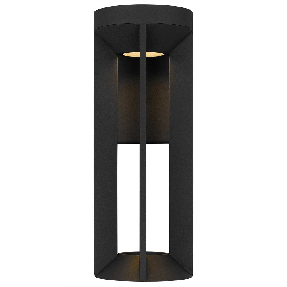 Black LED Dimmable Outdoor Hanging Light