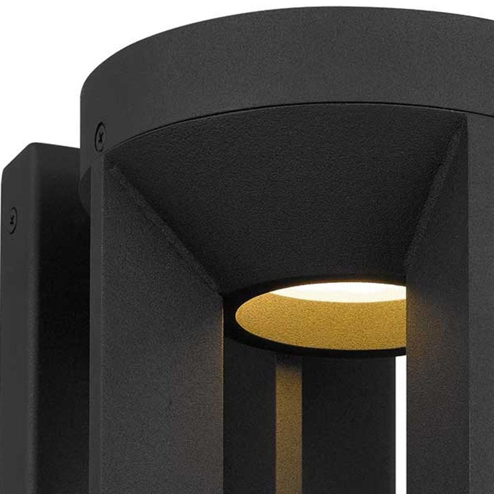 Black LED Dimmable Outdoor Hanging Light