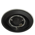 50000 BTU 37" Gray Steel Propane Round Fire Pit With Cover