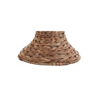 31" Natural Water Hyacinth Urn Table Lamp With Drum Shade