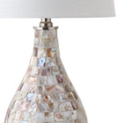 21" Clear Novelty Desk Lamp With Drum Shade