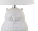 21" Clear Novelty Desk Lamp With Drum Shade