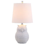 21" Clear Novelty Desk Lamp With Drum Shade