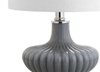 18" Clear Novelty Table Lamp With Drum Shade