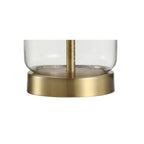 20" Gold Novelty Table Lamp With Globe Shade
