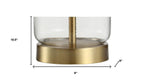 20" Gold Novelty Table Lamp With Globe Shade