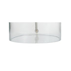 19" Silver Novelty Table Lamp With Drum Shade