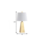 21" Gold Novelty Table Lamp With Globe Shade