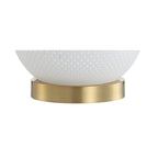 21" Gold Novelty Table Lamp With Globe Shade