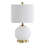 21" Gold Novelty Table Lamp With Globe Shade