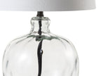 27" Black Globe Table Lamp With Globe Shade
