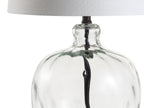 27" Black Globe Table Lamp With Globe Shade