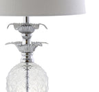 24" Silver Novelty Table Lamp With Drum Shade