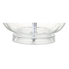 Set of Two 29" Clear Novelty Table Lamps With Drum Shades