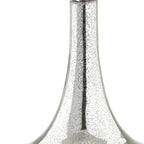 Set of Two 26" Silver Novelty Table Lamps With Drum Shades