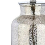 25" Clear Novelty Table Lamp With Drum Shade