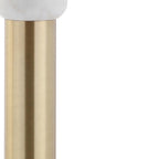 27" Gold Novelty Table Lamp With Drum Shade