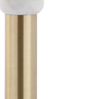 27" Gold Novelty Table Lamp With Drum Shade