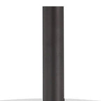 27" White Novelty Table Lamp With Globe Shade