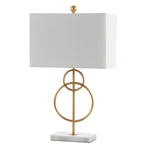 26" White Novelty Table Lamp With Shade