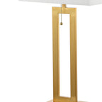 Set of Two 29" Gold Table Lamps With Shades