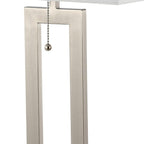 Set of Two 29" Nickel Table Lamps With Shades