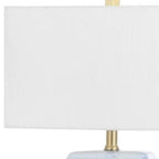 Set of Two 25" Gold Table Lamps With Shades