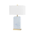 Set of Two 25" Gold Table Lamps With Shades