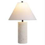 23" Beige Novelty Table Lamp With Empire Shade