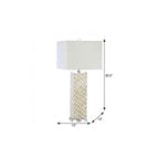 31" Clear Novelty Table Lamp With Shade