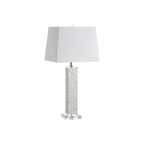Set of Two 29" Clear Novelty Table Lamps With Shades