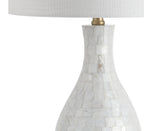 27" Clear Novelty Table Lamp With Drum Shade